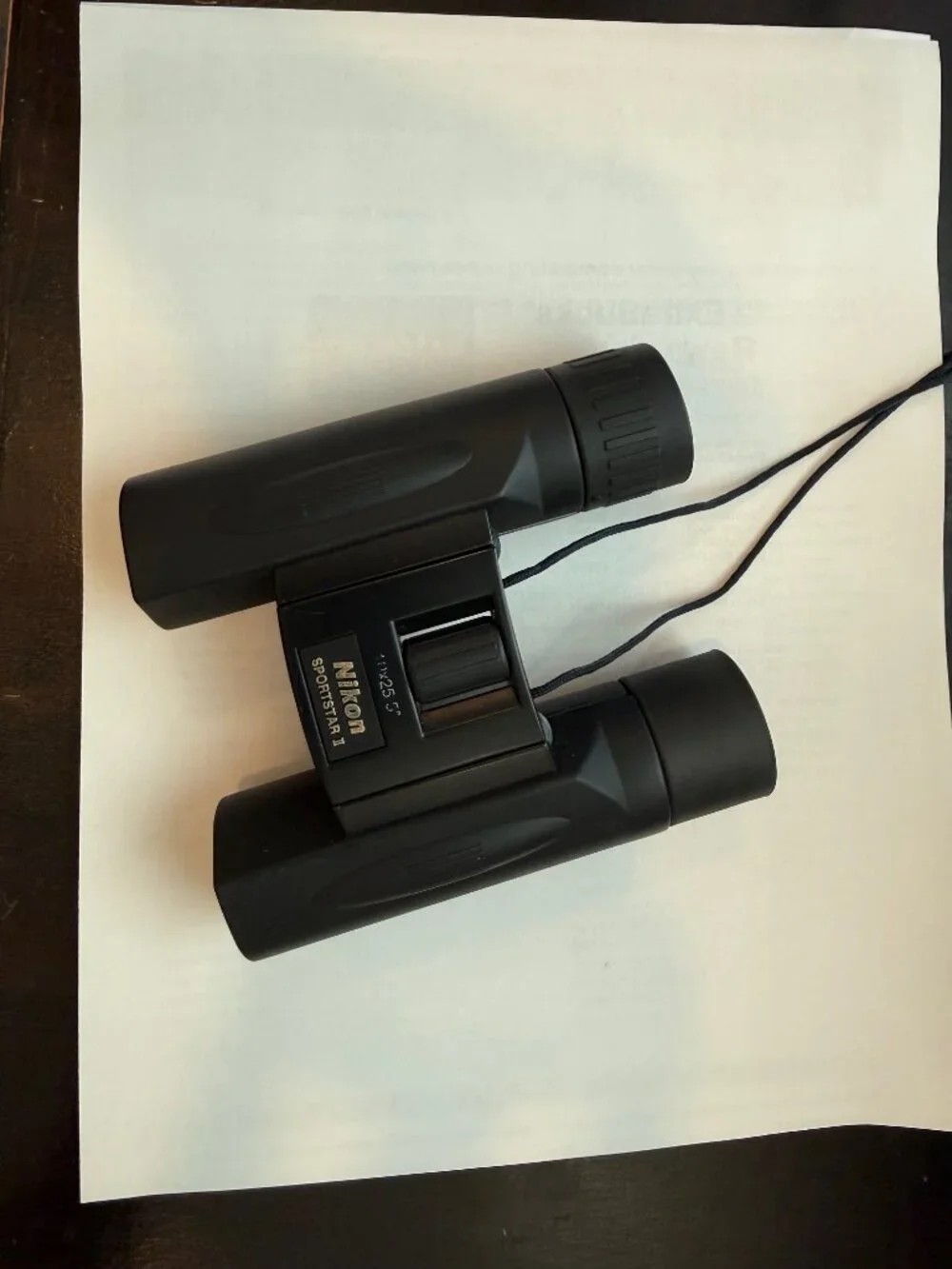 Nikon Sportstar EX 10x25DCF binoculars in open box